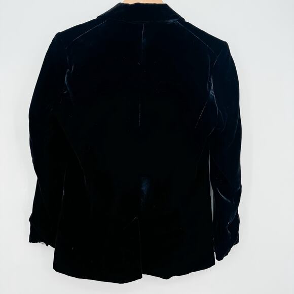 Veronica Beard Blazer Briar Black Miller Double Breasted Velvet Jacket Classic 2 - Picture 3 of 12